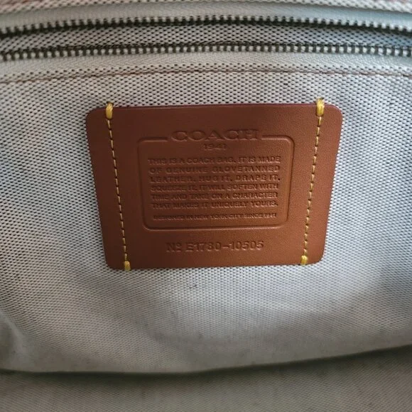 COACH 1941 DAKOTAH SATCHEL TEA ROSE in TURQUOISE - Picture 4 of 15